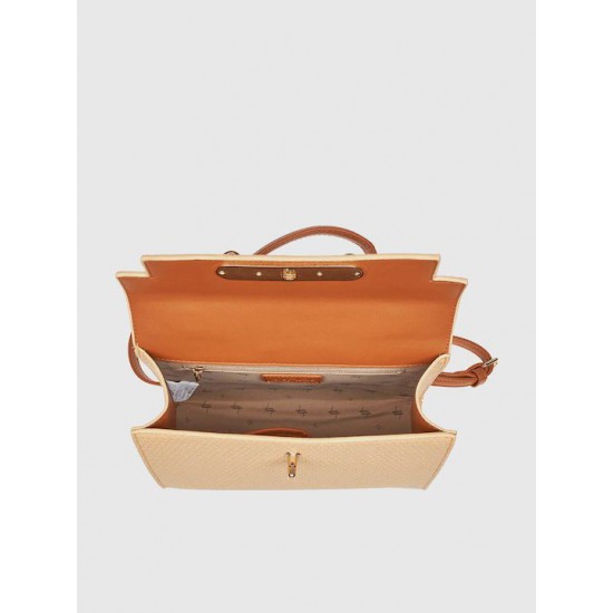 Γυναικεία Τσάντα Xειρός σε Μπεζ Χρώμα Verde 16-7995