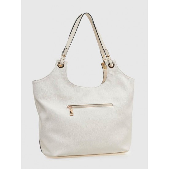 Γυναικεία Τσάντα 'Ωμου σε Εκρού Χρώμα Verde 16-7687