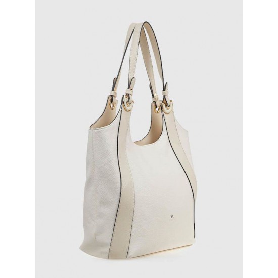 Γυναικεία Τσάντα 'Ωμου σε Εκρού Χρώμα Verde 16-7687