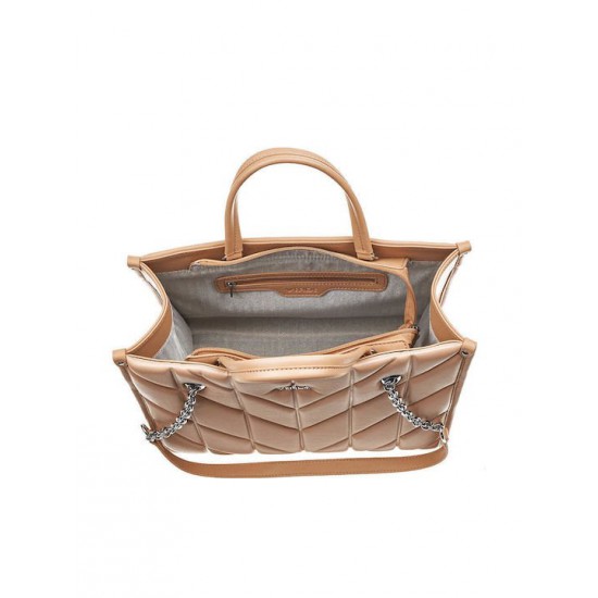 Γυναικεία Τσάντα Xειρός σε Μπεζ Χρώμα Verde 16-7390