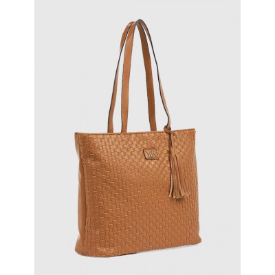 Γυναικεία Τσάντα 'Ωμου σε Κάμελ Χρώμα Verde 16-7896