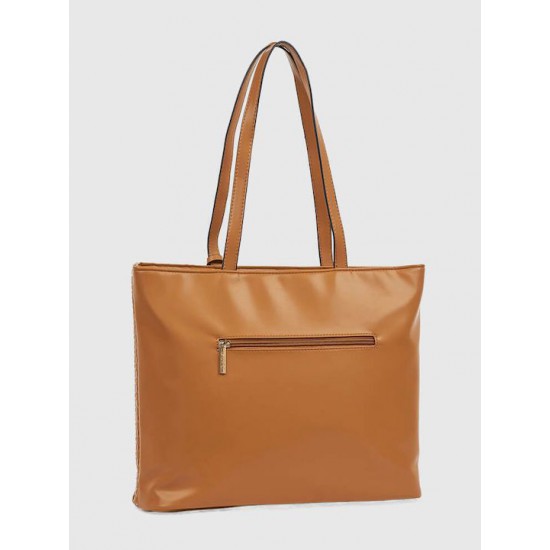 Γυναικεία Τσάντα 'Ωμου σε Κάμελ Χρώμα Verde 16-7896