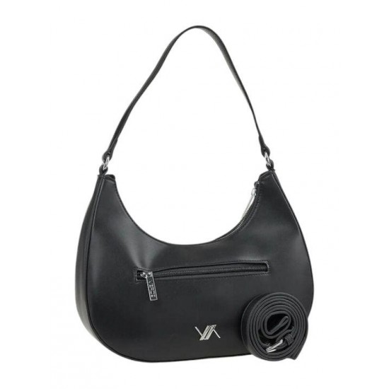 Γυναικεία Τσάντα 'Ωμου σε Μαύρο Χρώμα Verde 16-7840