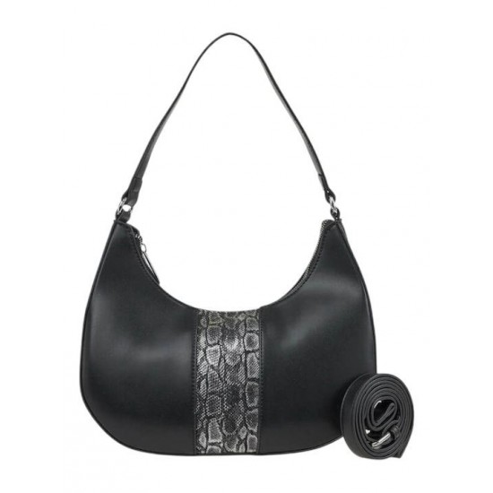 Γυναικεία Τσάντα 'Ωμου σε Μαύρο Χρώμα Verde 16-7840