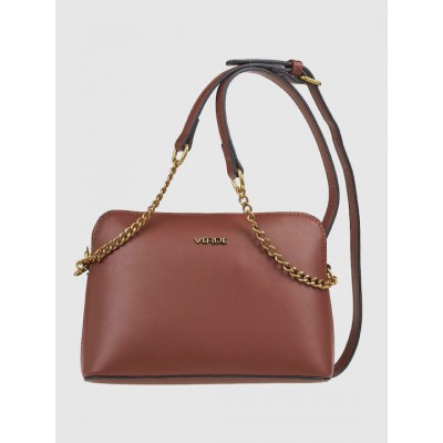 Γυναικεία Τσάντα Χιαστί σε Κάμελ Χρώμα Verde 16-8267