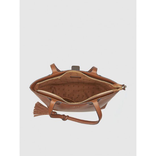 Γυναικεία Τσάντα 'Ωμου σε Κάμελ Χρώμα Verde 16-8216