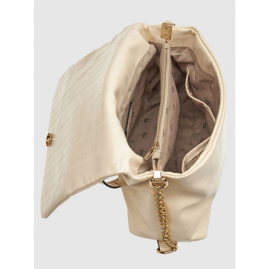 Γυναικεία Τσάντα 'Ωμου σε Εκρού Χρώμα Verde 16-7744