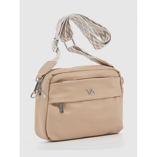 Γυναικεία Τσάντα Χιαστί σε Μπεζ Χρώμα Verde 16-7980