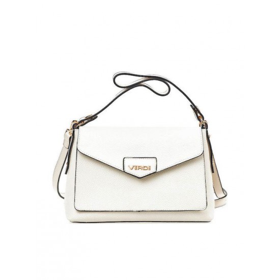 Γυναικεία Τσάντα Χιαστί σε Εκρού Χρώμα Verde 16-7229