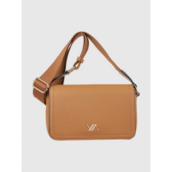 Γυναικεία Τσάντα Χιαστί σε Μπεζ Χρώμα Verde 16-8018