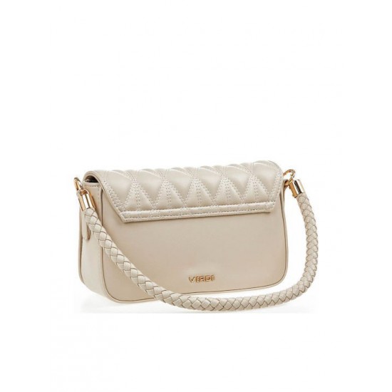 Γυναικεία Τσάντα 'Ωμου σε Εκρού Χρώμα Verde 01-1731