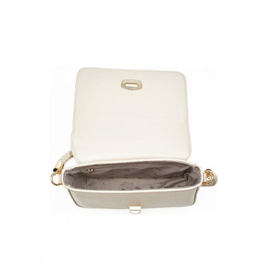 Γυναικεία Τσάντα 'Ωμου σε Εκρού Χρώμα Verde 01-1731