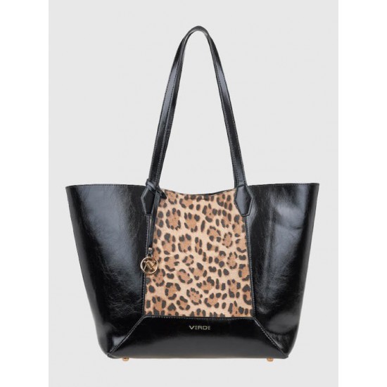 Γυναικεία Τσάντα Ώμου σε Animal Print  Verde 16-8306