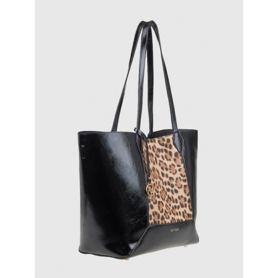 Γυναικεία Τσάντα Ώμου σε Animal Print  Verde 16-8306