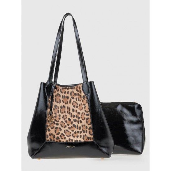 Γυναικεία Τσάντα Ώμου σε Animal Print  Verde 16-8306