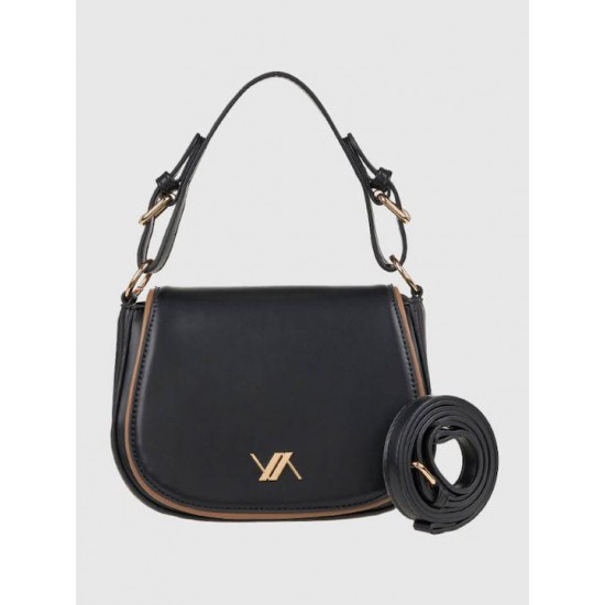 Γυναικεία Τσάντα Χιαστί σε Μαύρο Χρώμα Verde 16-8274