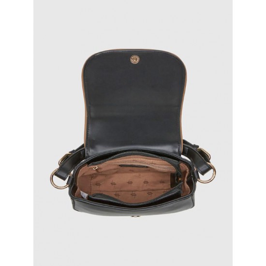 Γυναικεία Τσάντα Χιαστί σε Μαύρο Χρώμα Verde 16-8274