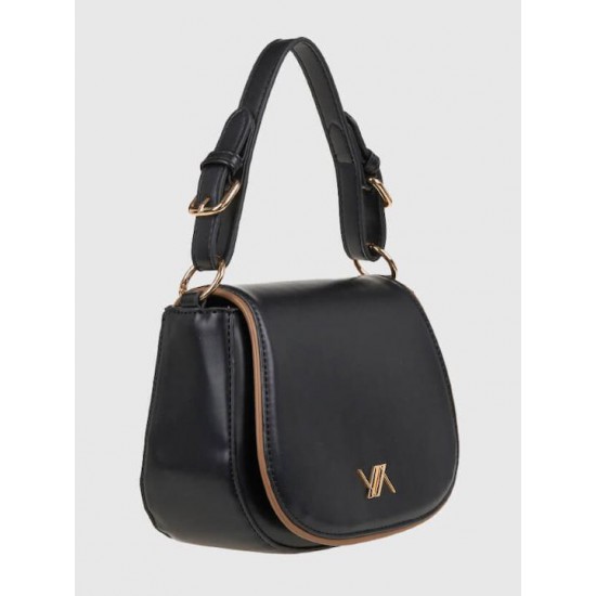 Γυναικεία Τσάντα Χιαστί σε Μαύρο Χρώμα Verde 16-8274