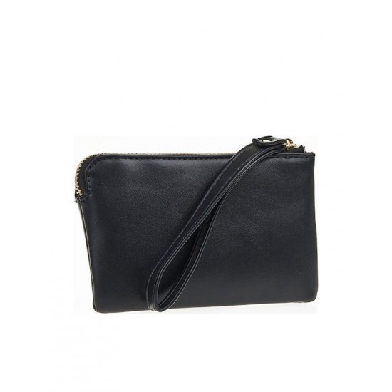 Γυναικείο Πορτοφόλι Verde σε Mαύρο Χρώμα 18-1397