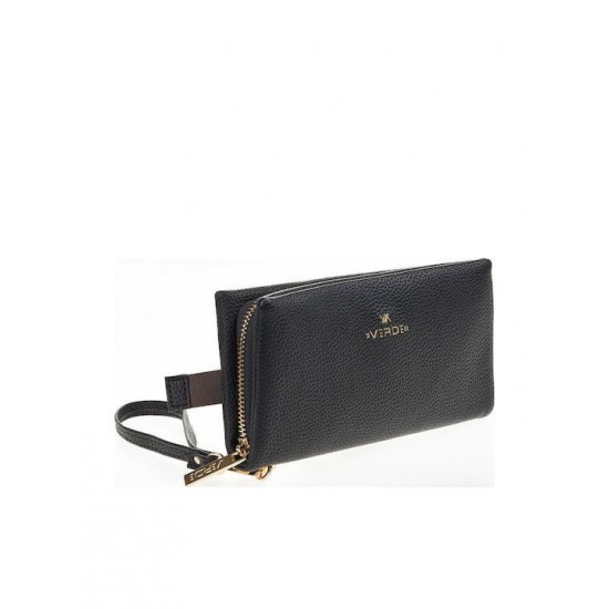 Γυναικείο Πορτοφόλι Verde σε Μαύρο Χρώμα 18-1393