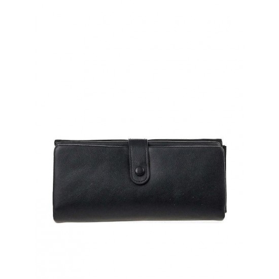 Γυναικείο Πορτοφόλι Verde σε Μαύρο Χρώμα 18-1356