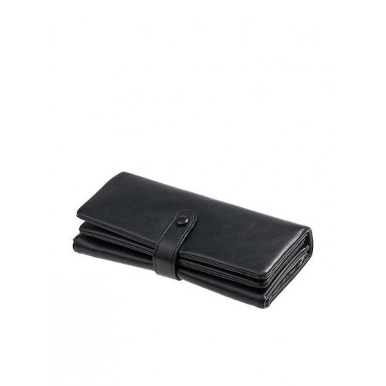 Γυναικείο Πορτοφόλι Verde σε Μαύρο Χρώμα 18-1356