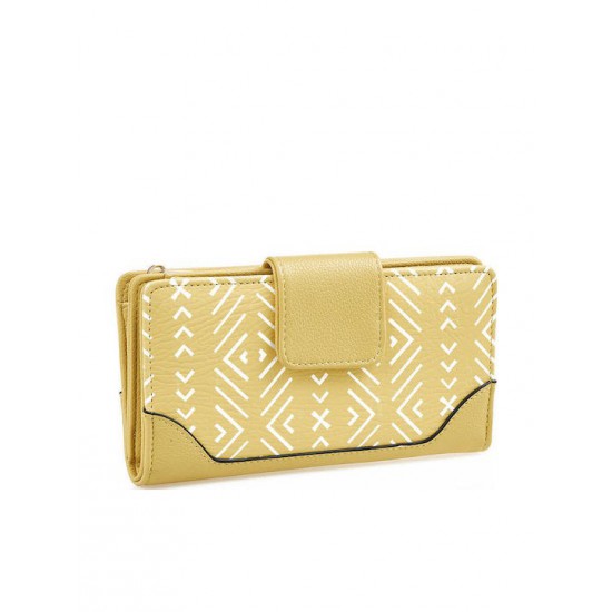 Γυναικείο Πορτοφόλι σε Κίτρινο Χρώμα Verde 18-1416