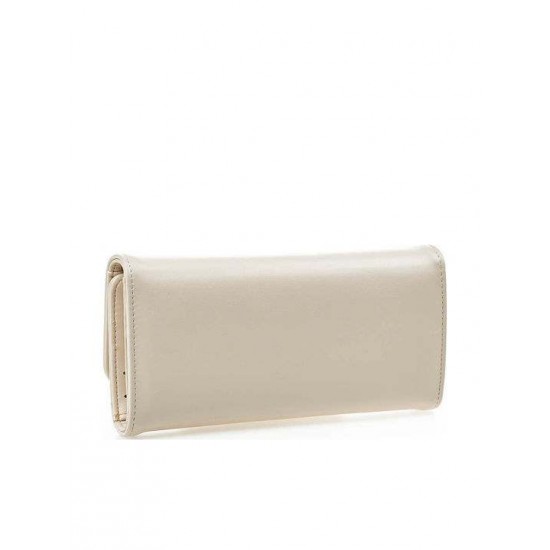 Γυναικείο Πορτοφόλι Verde σε Eκρού Χρώμα 18-1440