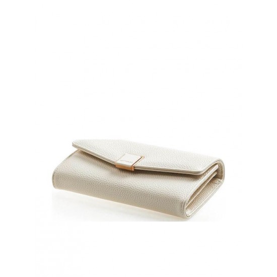 Γυναικείο Πορτοφόλι Verde σε Eκρού Χρώμα 18-1432