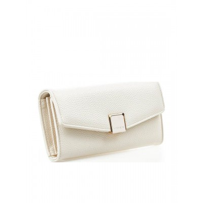 Γυναικείο Πορτοφόλι Verde σε Eκρού Χρώμα 18-1432