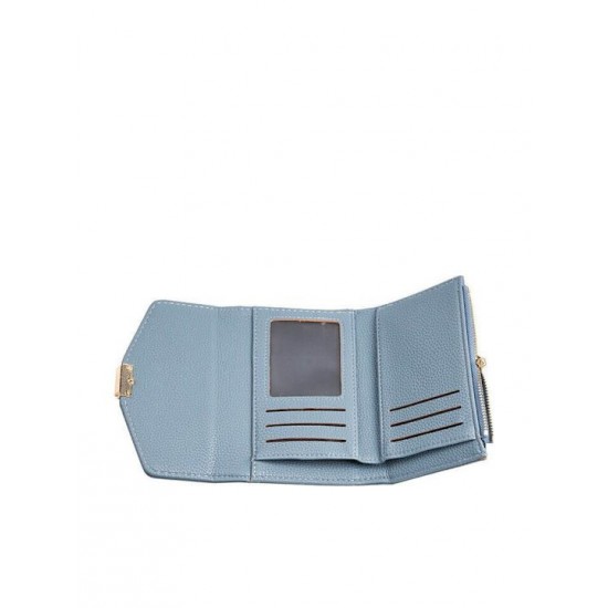 Γυναικείο Πορτοφόλι Verde σε Γαλάζιο Χρώμα 18-1433