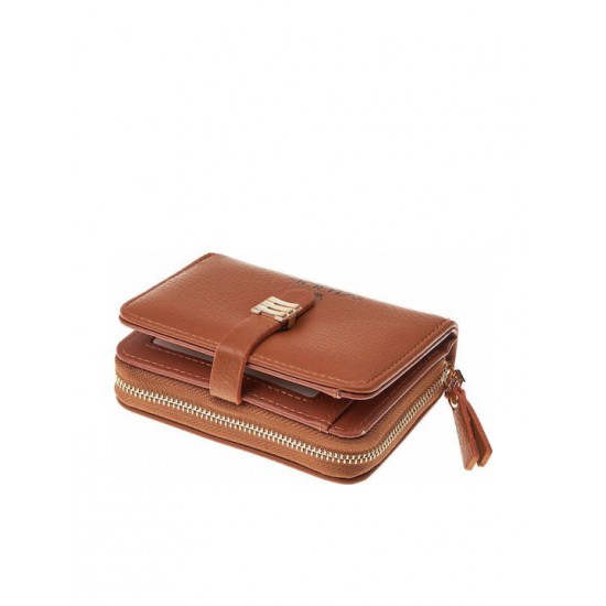 Γυναικείο Πορτοφόλι Verde σε Kάμελ Χρώμα 18-1392