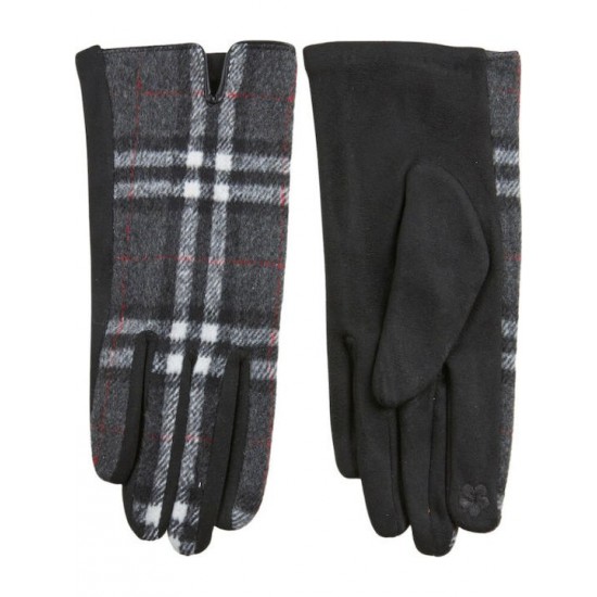 Γυναικεία Γάντια σε Μαύρο Χρώμα Verde 02-0815