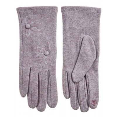 Γυναικεία Πλεκτά Γάντια σε Λιλά Χρώμα Verde 02-0808