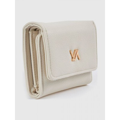 Γυναικείο Πορτοφόλι Verde σε Eκρού Χρώμα 18-1592