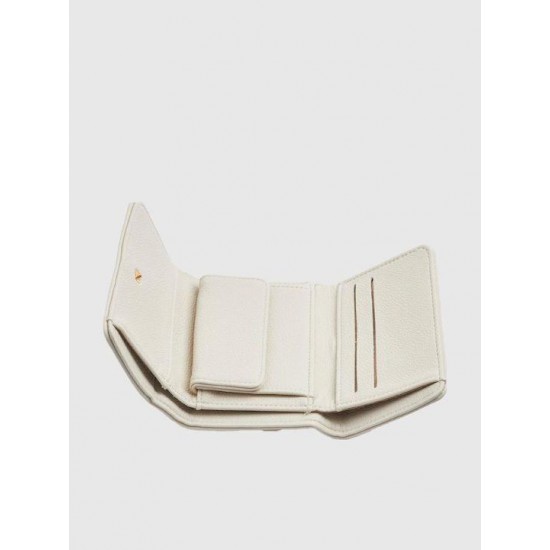 Γυναικείο Πορτοφόλι Verde σε Eκρού Χρώμα 18-1592