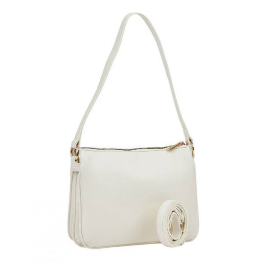 Γυναικεία Τσάντα 'Ωμου σε Εκρού Χρώμα Verde 16-8530