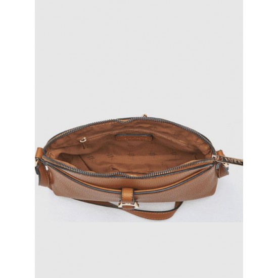 Γυναικεία Τσάντα 'Ωμου σε Κάμελ Χρώμα Verde 16-8556