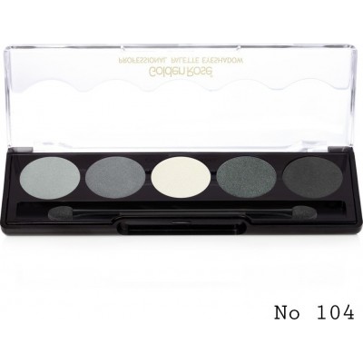 Golden Rose Professional Palette Eyeshadow 104 Grey Line