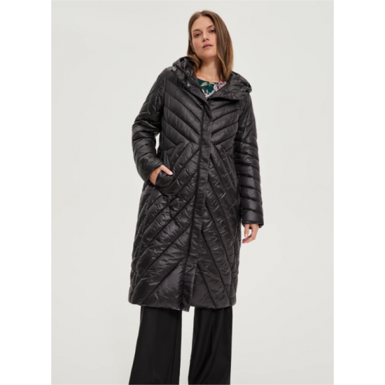 Γυναικείο Μπουφάν σε Μαύρο Χρώμα Moodo