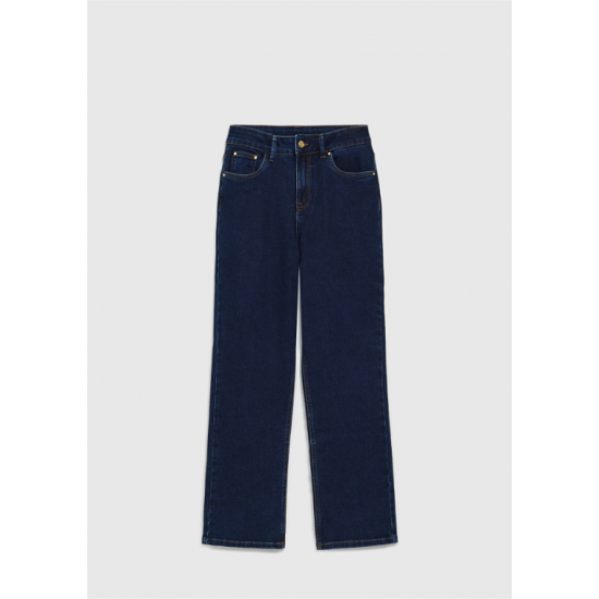 Γυναικείο Τζιν Παντελόνι σε Χρώμα Μπλε Moodo