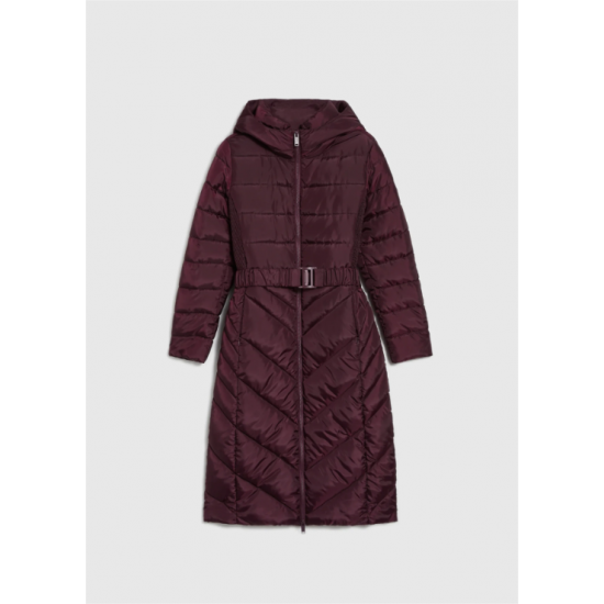 Γυναικείο Μπουφάν σε Μπορντό Χρώμα Moodo