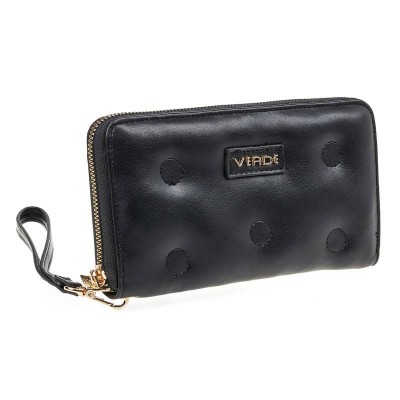 Γυναικείο Πορτοφόλι Verde σε Mαύρο Χρώμα 18-1382