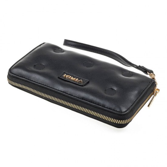Γυναικείο Πορτοφόλι Verde σε Mαύρο Χρώμα 18-1382