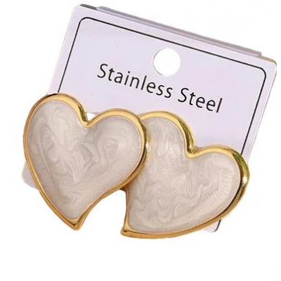 Γυναικεία Σκουλαρίκια Ατσάλινα σε Χρυσό Χρώμα 