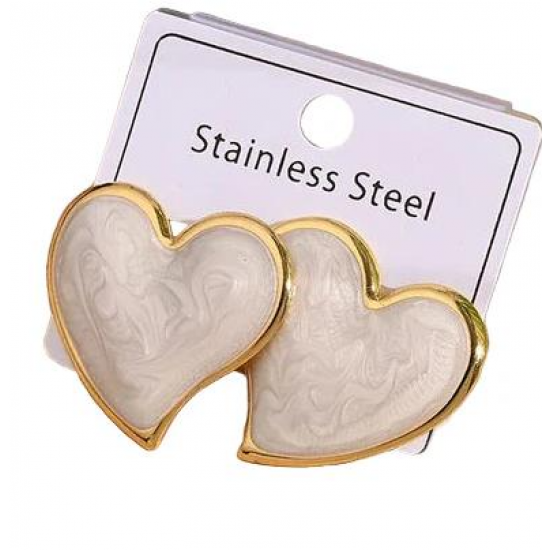 Γυναικεία Σκουλαρίκια Ατσάλινα σε Χρυσό Χρώμα