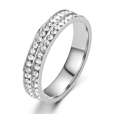 Γυναικείο Δαχτυλίδι Ατσάλινο σε Ασημί Χρώμα