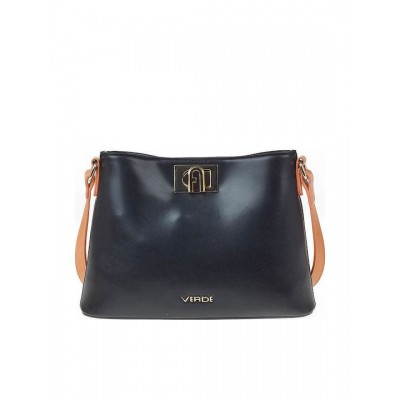 Γυναικεία Τσάντα Χιαστί σε Μαύρο Χρώμα Verde 16-7236