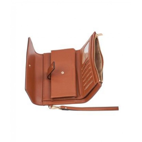 Γυναικείο Πορτοφόλι Verde σε Eκρού Χρώμα 18-1621