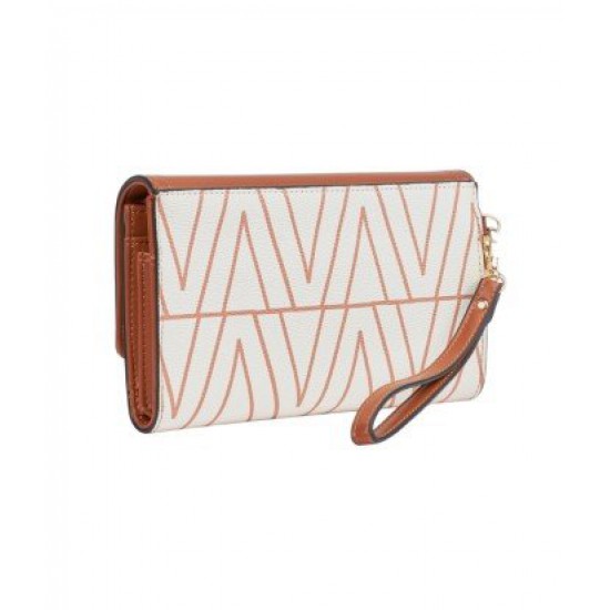 Γυναικείο Πορτοφόλι Verde σε Eκρού Χρώμα 18-1621